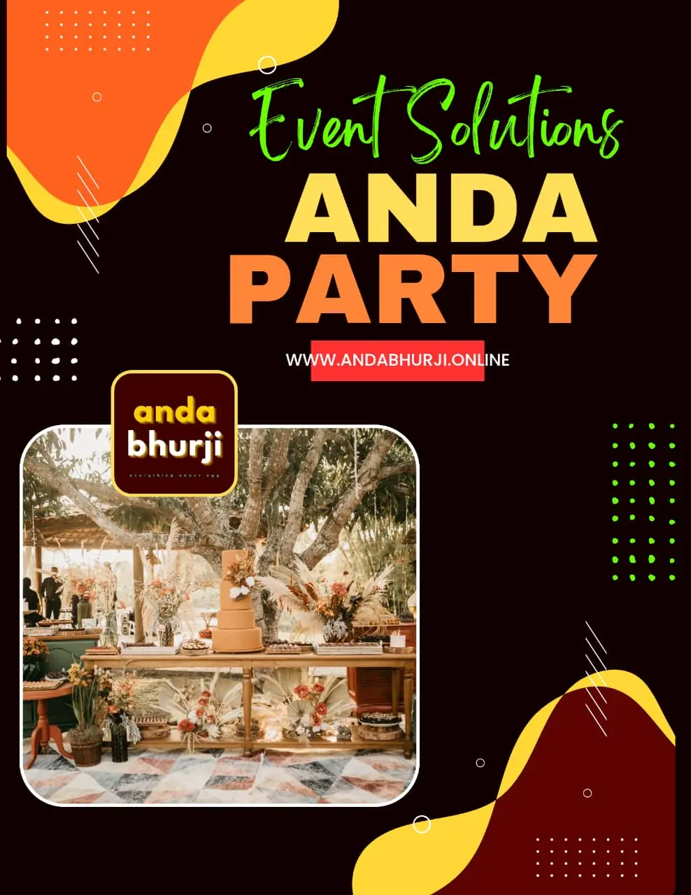 AndaParty : Event Management Solutions : AndaBhurji Online
